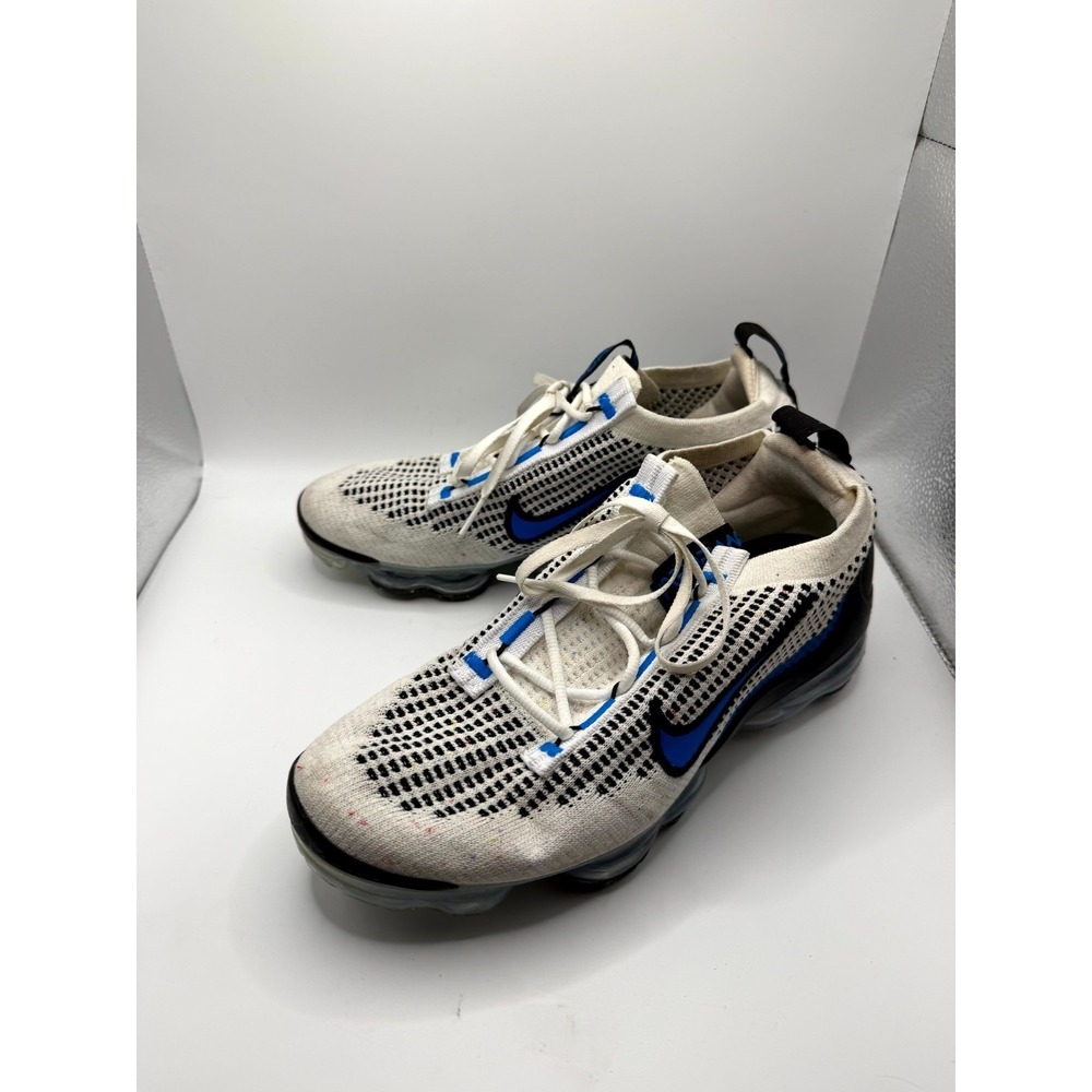 Nike Air VaporMax 2021 Flyknit GS DB1550-101 Kid 6.5 Sneaker White Running Shoes
